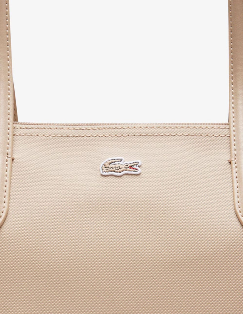 Bolso Tote Lacoste L.12.12 Concept Beige Mujer 34 x 30 x 14