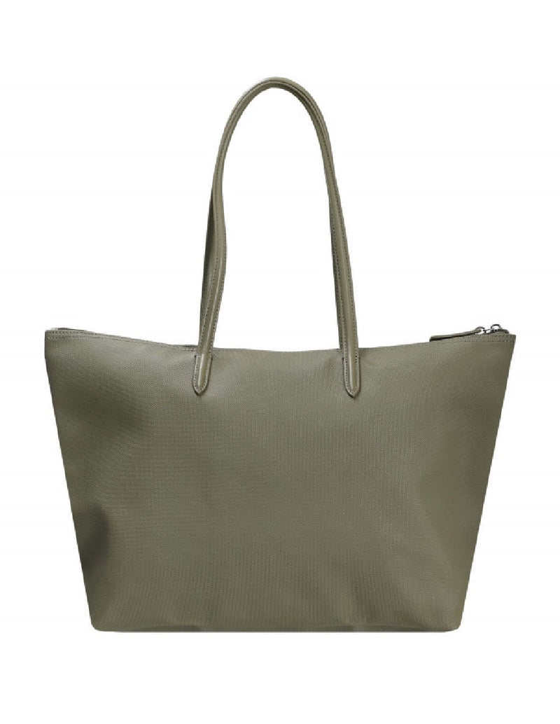 Bolso Tote Lacoste L.12.12 Concept con Cremallera Verde Mujer 35 x 30 x 14