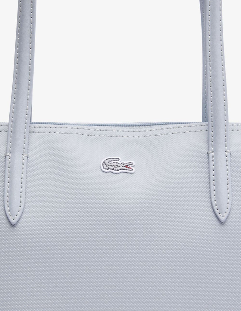 Bolso Tote Lacoste L.12.12 Concept con Cremallera Azul Mujer 35 x 30 x 14