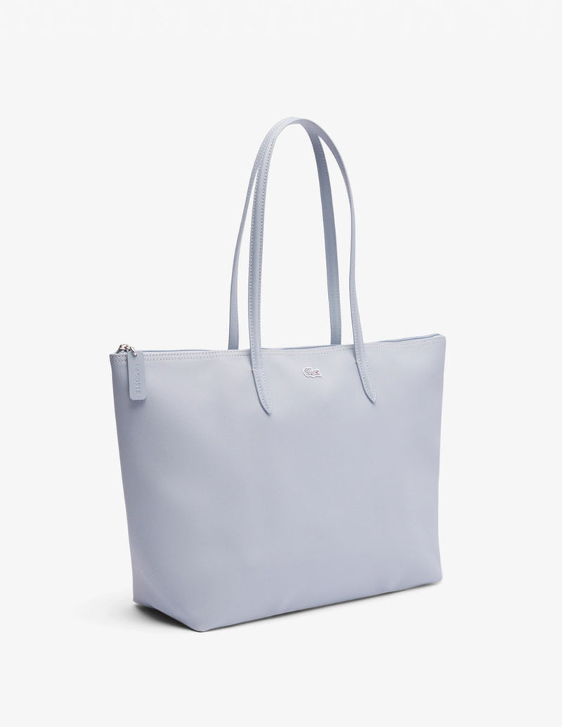 Bolso Tote Lacoste L.12.12 Concept con Cremallera Azul Mujer 35 x 30 x 14