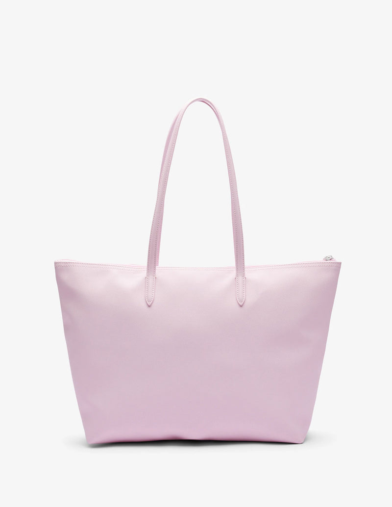 Bolso Tote Lacoste L.12.12 Concept con Cremallera Rosa Mujer 35 x 30 x 14