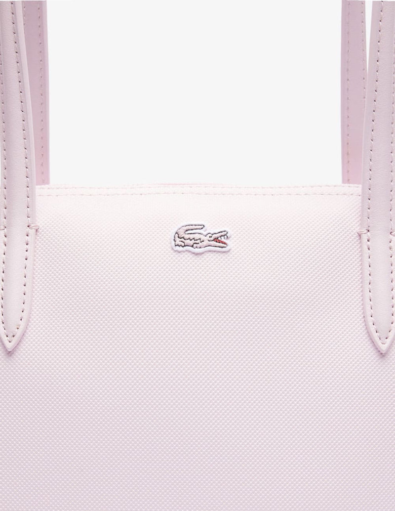 Bolso Tote Lacoste L.12.12 Concept con Cremallera Rosa Mujer 35 x 30 x 14