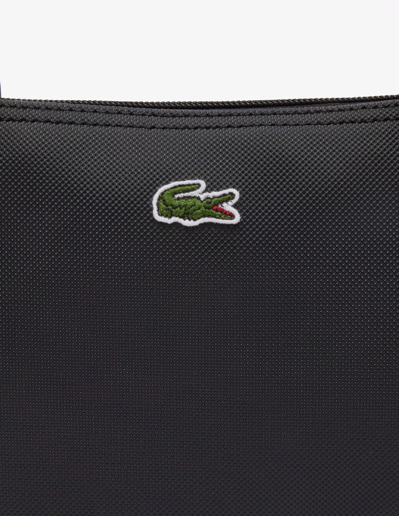 Bolso Tote Lacoste L.12.12 Concept con Cremallera Negro Mujer 24 x 24 x 14