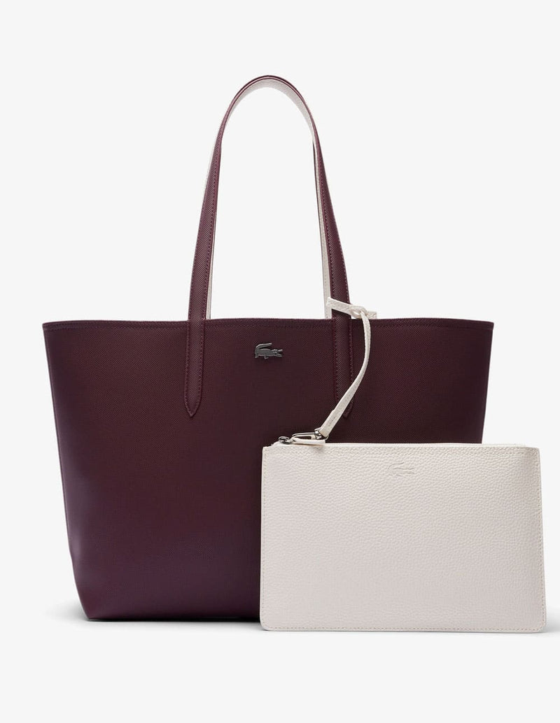 Bolso Tote Lacoste Reversible Anna con Estuche Multicolor Mujer 35 x 30 x 14