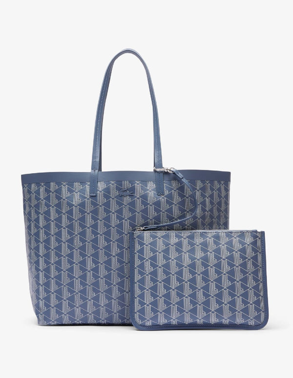 Bolso Tote Lacoste Zely con Bolsito Amovible Azul Mujer 35 x 30 x 14