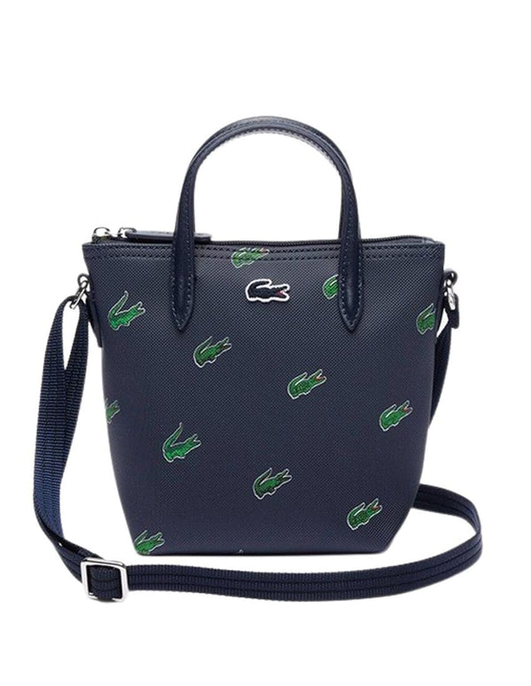 Bolso Lacoste Shopping Cross Azul Marino Mujer 15 x 18 x 7