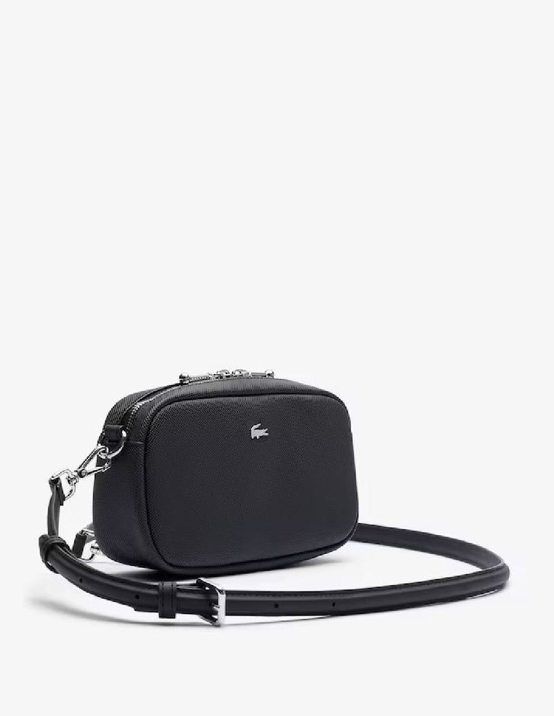 Bolso Lacoste Daily City Negro Mujer 20 x 11 x 7