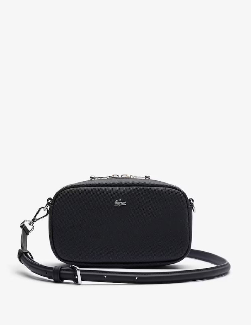 Bolso Lacoste Daily City Negro Mujer 20 x 11 x 7