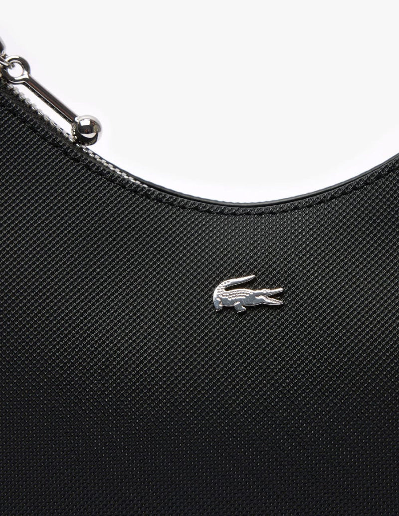 Bolso Lacoste Daily City Negro Mujer 23 x 15 x 6