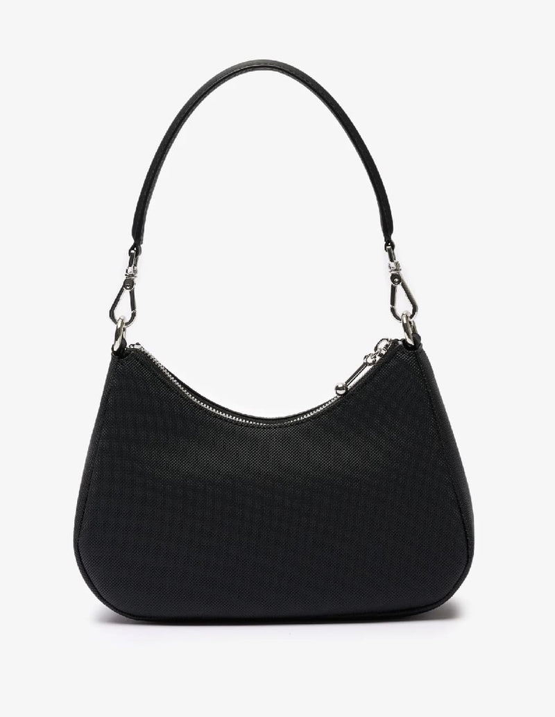 Bolso Lacoste Daily City Negro Mujer 23 x 15 x 6