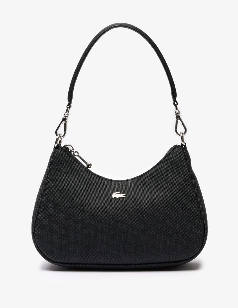 Bolso Lacoste Daily City Negro Mujer 23 x 15 x 6