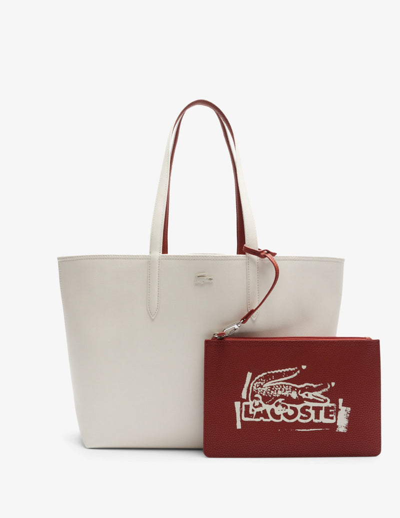 Bolso Tote Lacoste Reversible Anna Multicolor Mujer 35 x 30 x 14