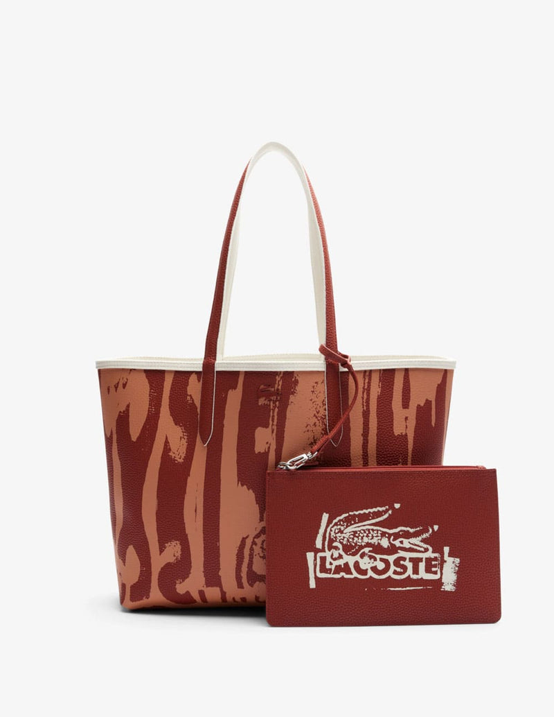 Bolso Tote Lacoste Reversible Anna Multicolor Mujer 35 x 30 x 14