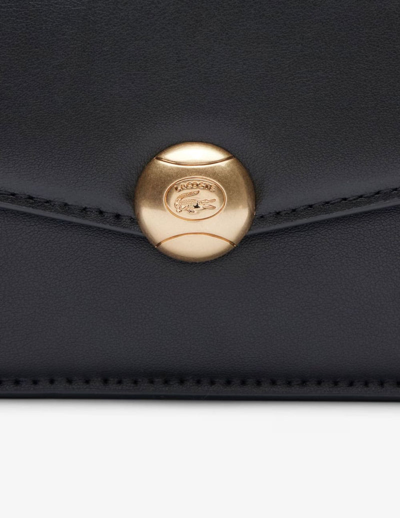 Bolso Lacoste Tennis Bliss Negro Mujer 18 x 10 x 5