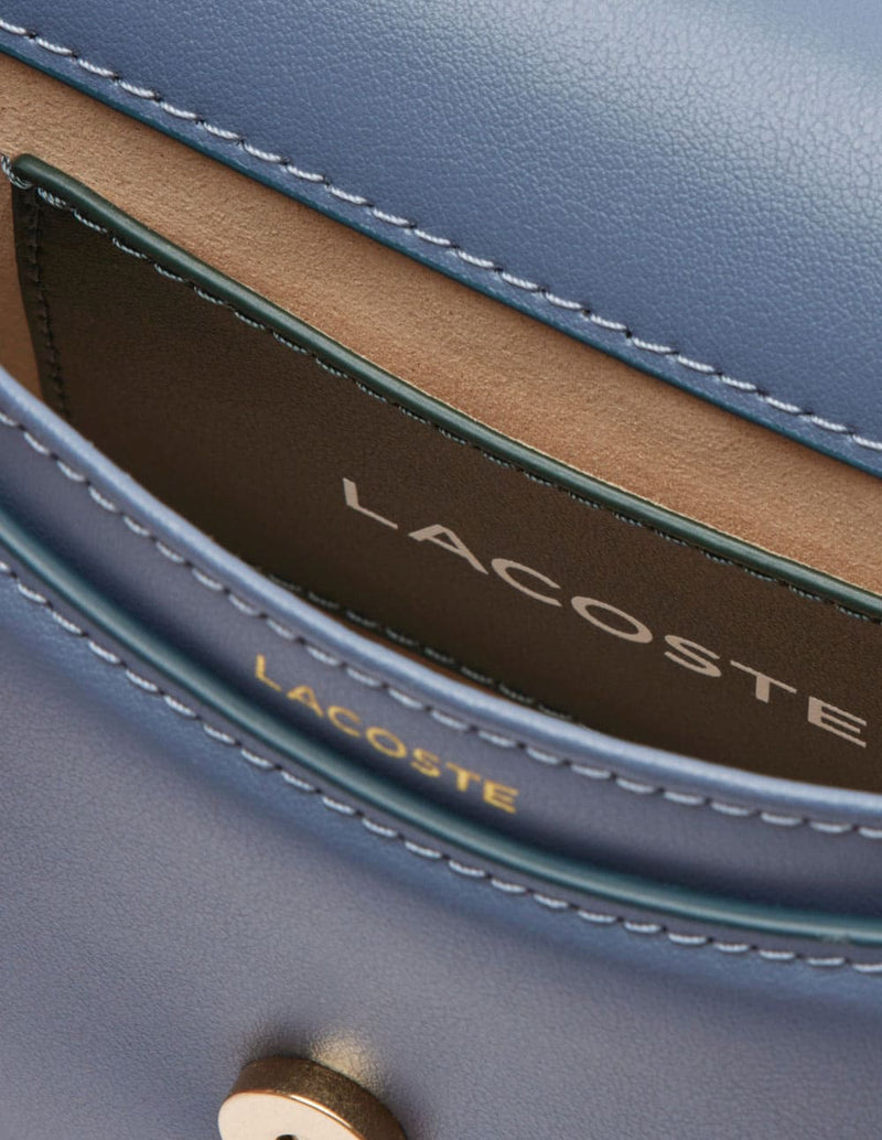 Bolso Lacoste Tennis Bliss Azul Mujer 18 x 10 x 5