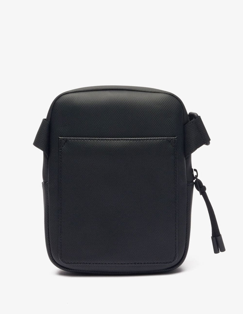 Bolso Lacoste LCST Slimline Negro Hombre 19 x 9 x 3