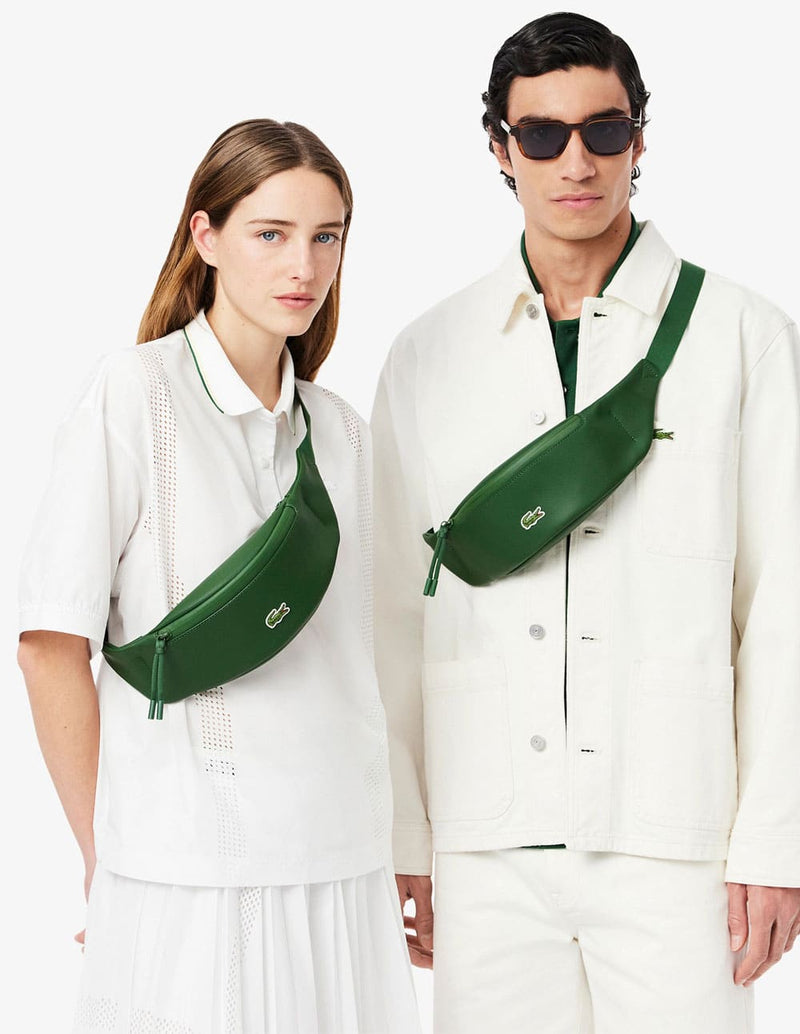 Riñonera Lacoste con Cremallera LCTS Verde Unisex 32 x 34 x 14