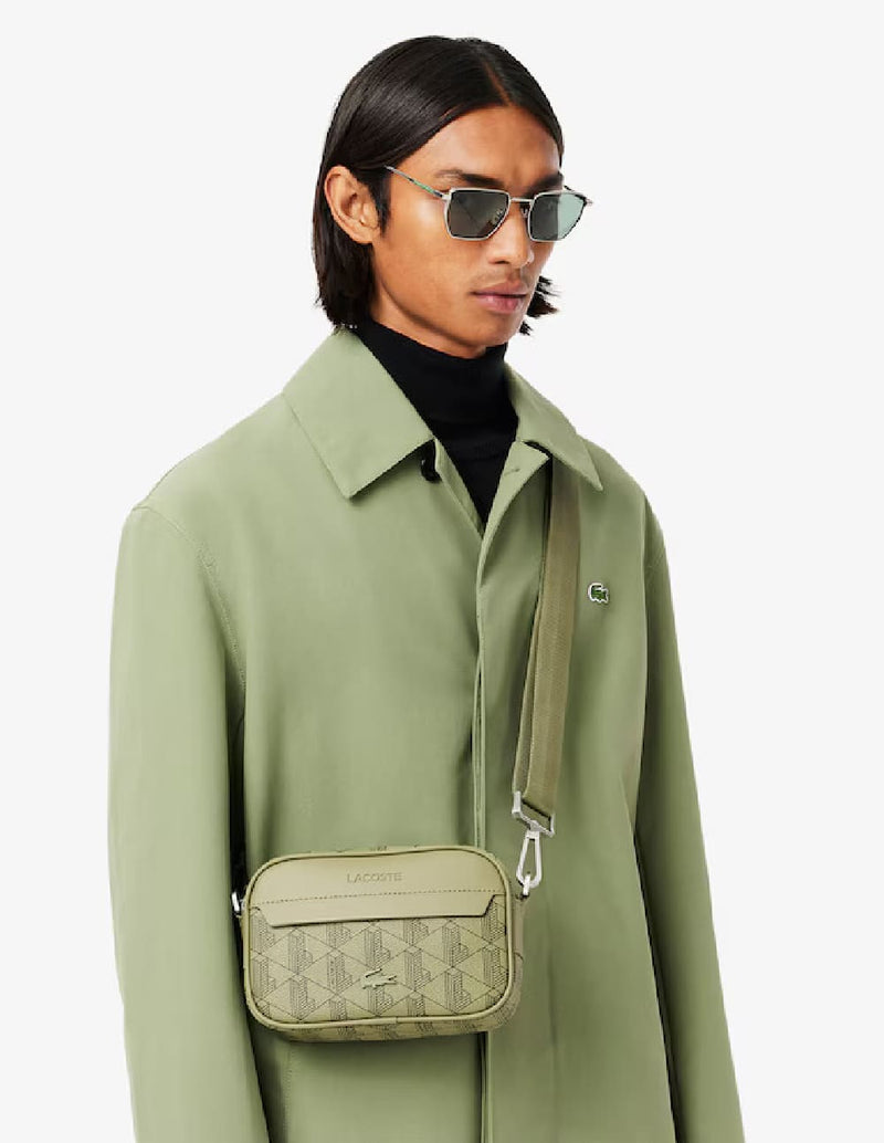 Bolso Lacoste The Blend Verde Hombre 19 x 12 x 6