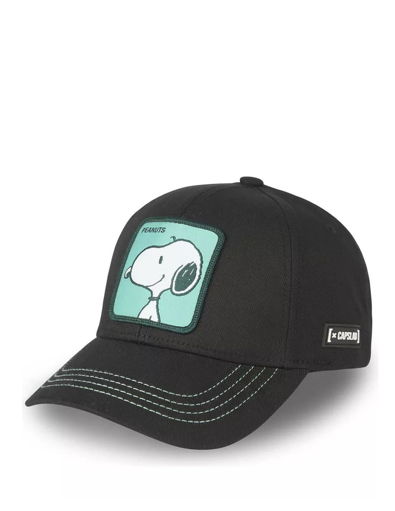 Gorra Capslab Snoopy Negra Unisex