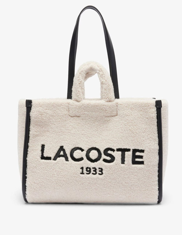 Bolso Tote Lacoste Lars Heritage Blanco Unisex 40 x 30 x 17