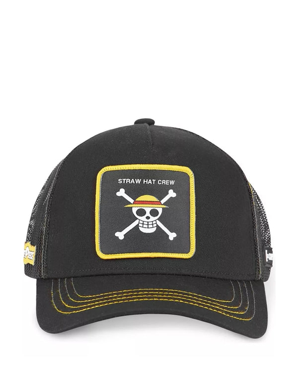Gorra Capslab Straw Hat Pirates Negra Unisex