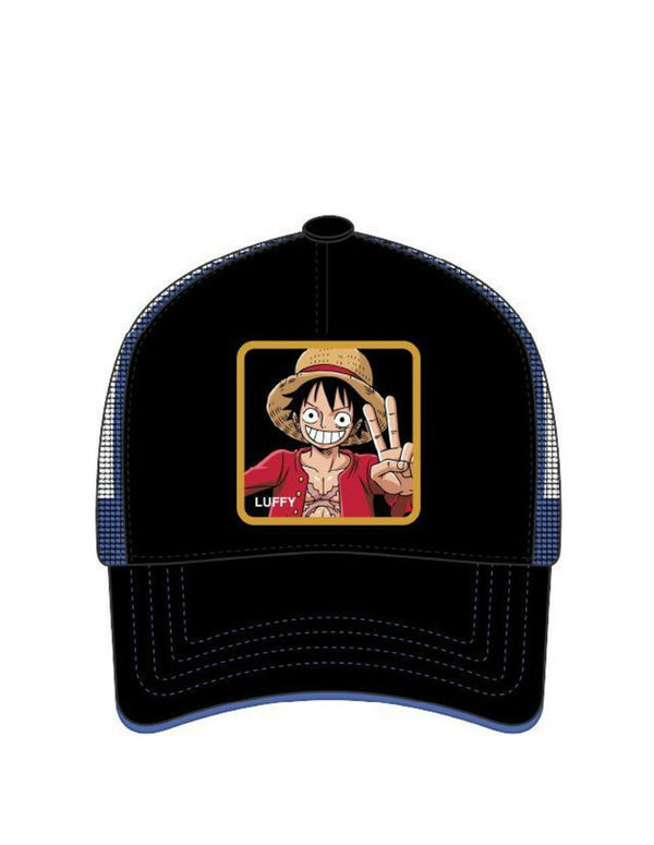 Gorra Capslab Monkey D. Luffy Negra Unisex