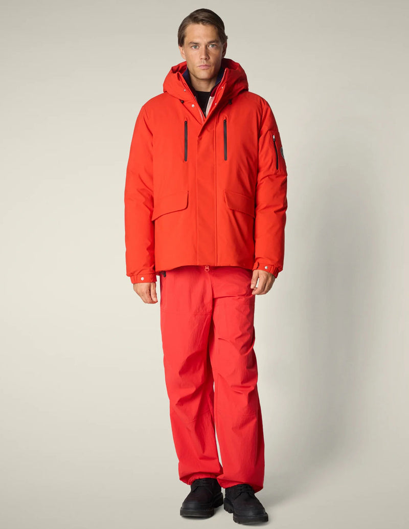 Parka Save The Duck Hiram Roja Hombre