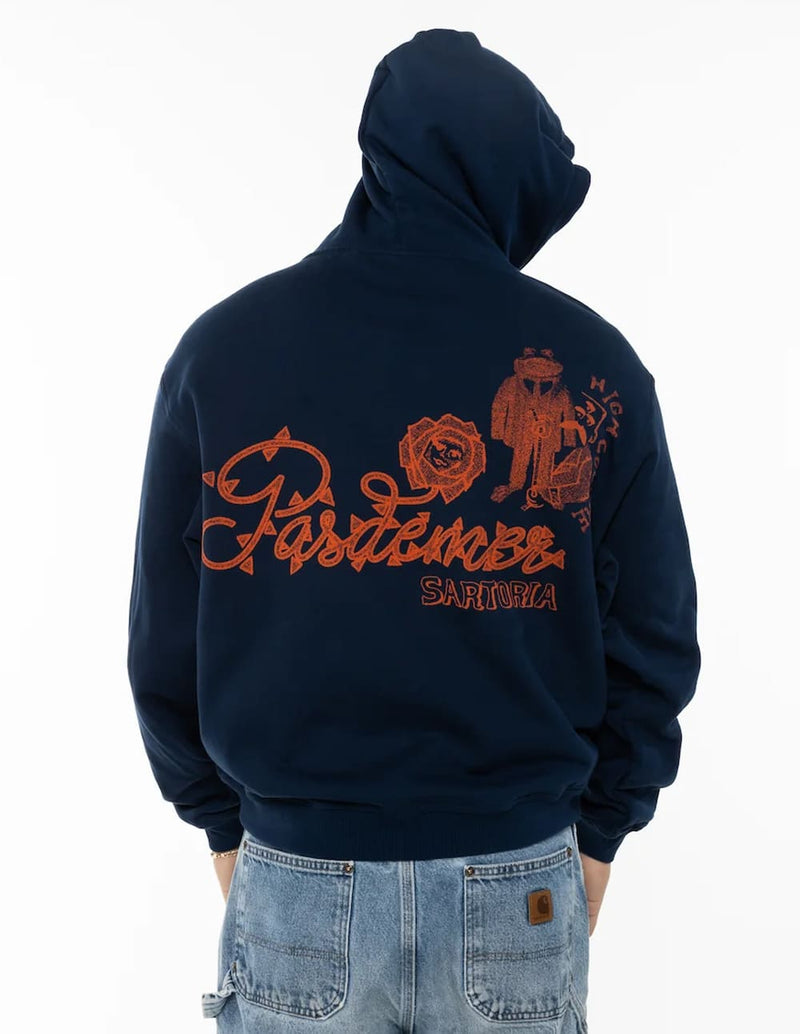 Sudadera con Capucha Pas de Mer Sartoria Azul Hombre