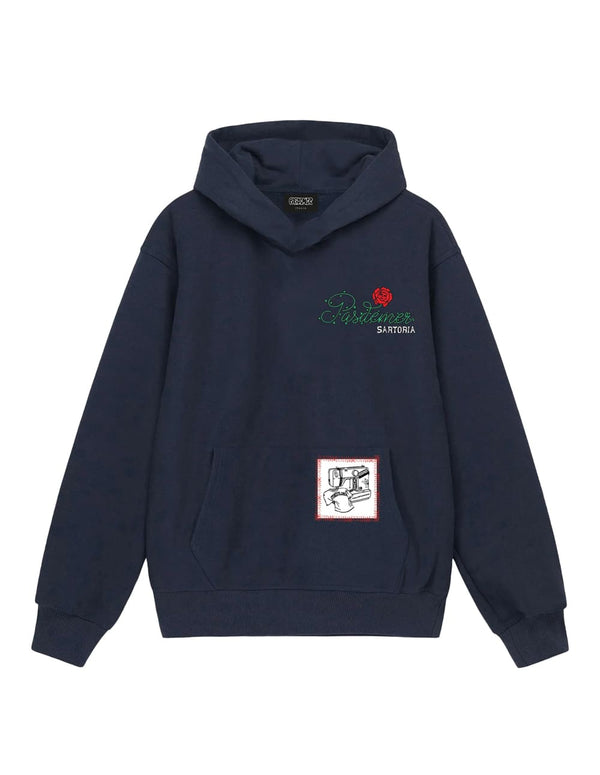 Sudadera con Capucha Pas de Mer Sartoria Azul Hombre