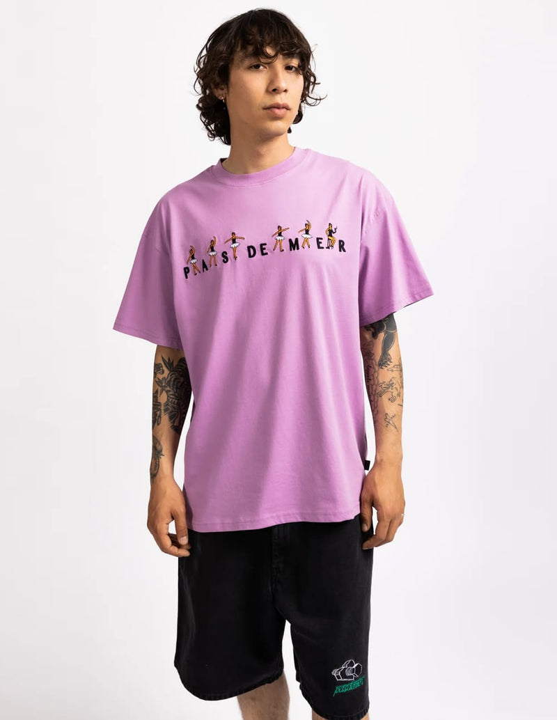 Camiseta Pas de Mer Ballet Morada Hombre