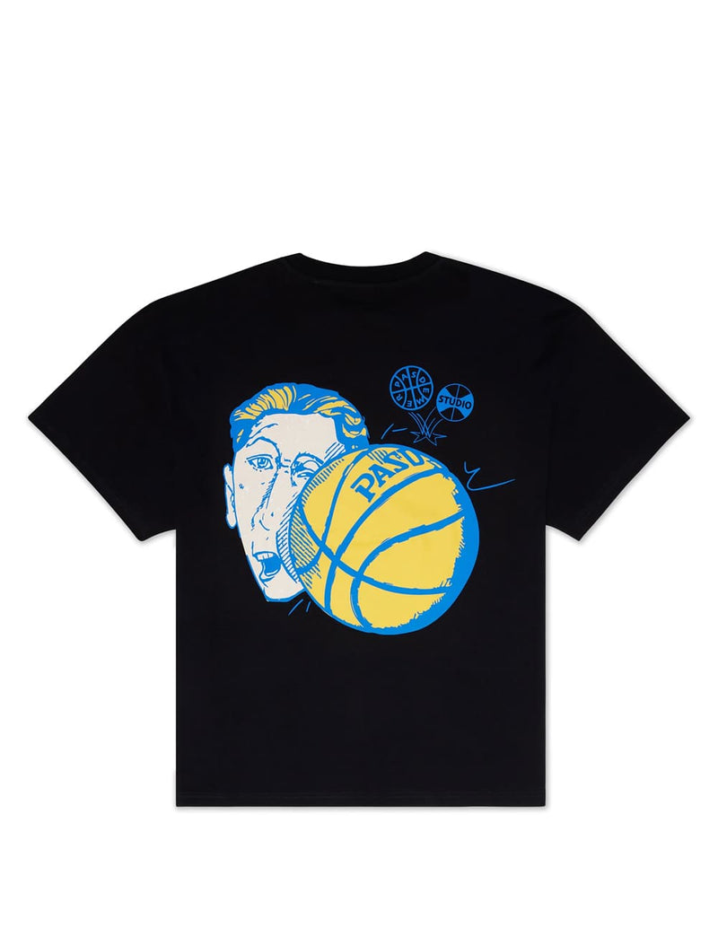 Camiseta Pas De Mer Basketball Negra Hombre