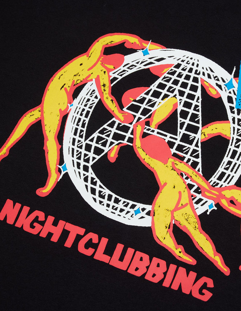 Camiseta Pas De Mer Nightclubbing Negra Hombre