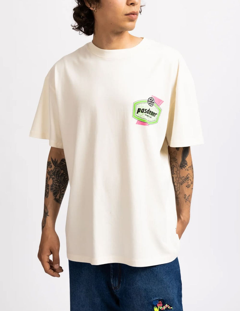 Camiseta Pas De Mer Stoned Island Beige Hombre