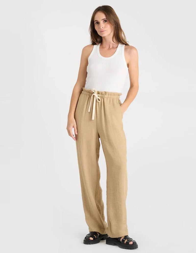 Pantalón Le Temps des Cerises Cancun Beige Mujer