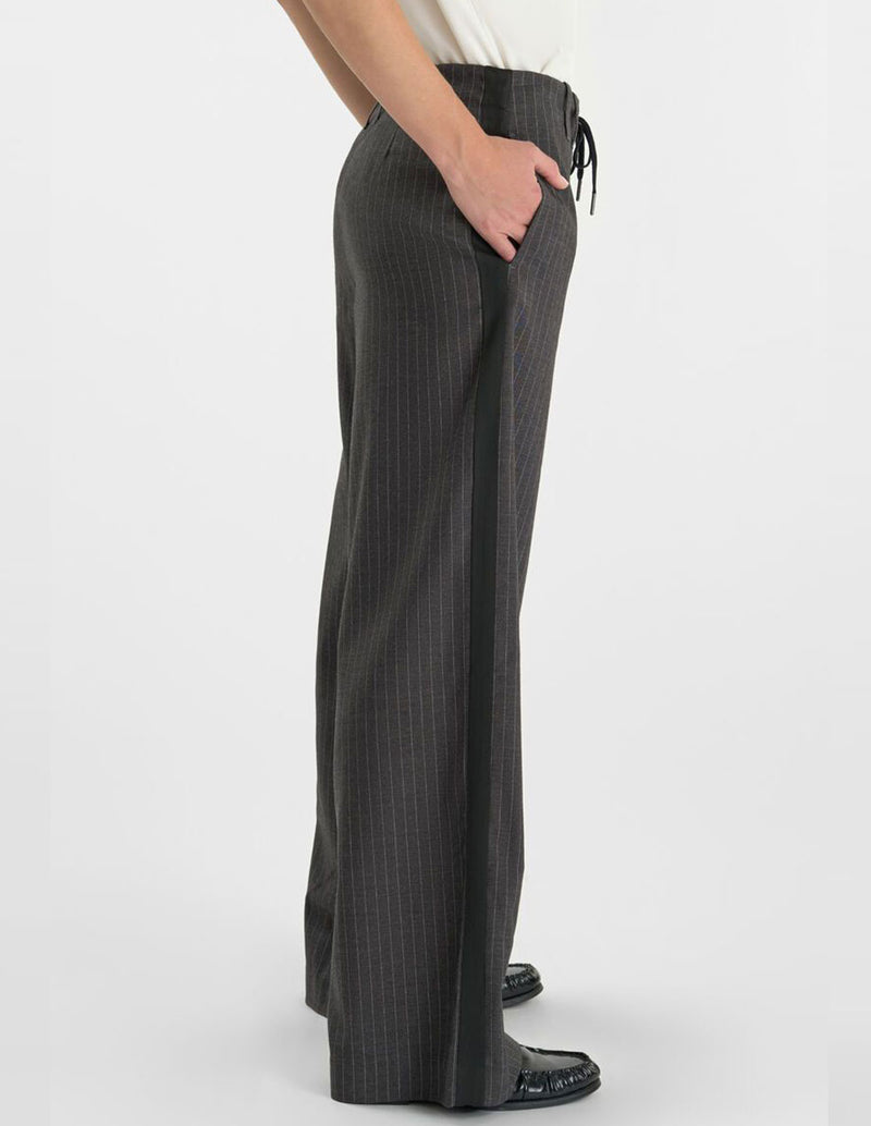 Pantalón Le Temps des Cerises Lilou Gris Mujer