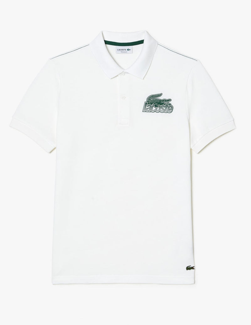 Lacoste Polo Shirt with White Logo Man