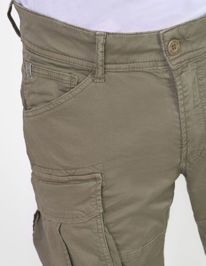 Pantalón Cargo Le Temps des Cerises Aaron Verde Hombre