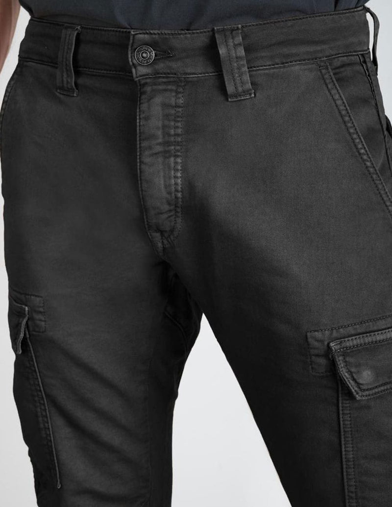 Pantalón Jogger Le Temps des Cerises Koge Army Negro Hombre