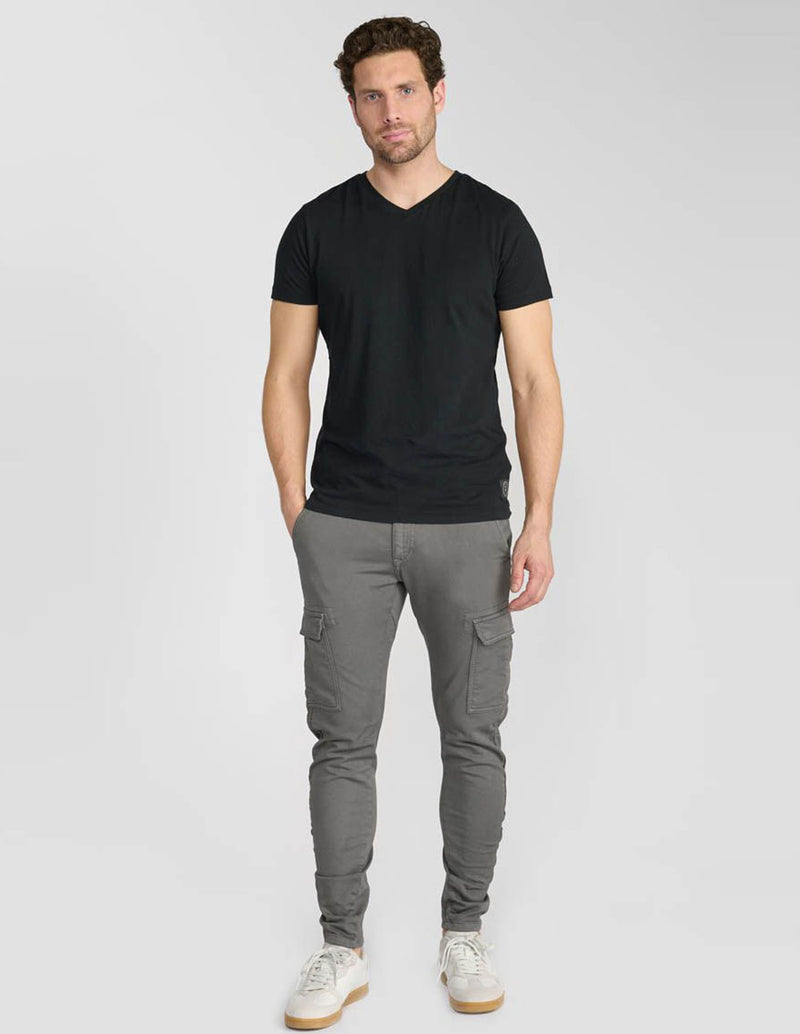 Pantalón Jogger Le Temps des Cerises Koge Army Negro Hombre