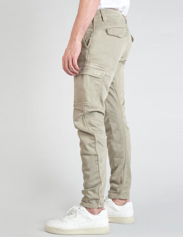Pantalón Jogger Le Temps des Cerises Koge Army Beige Hombre