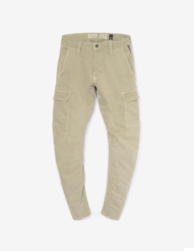 Pantalón Jogger Le Temps des Cerises Koge Army Beige Hombre