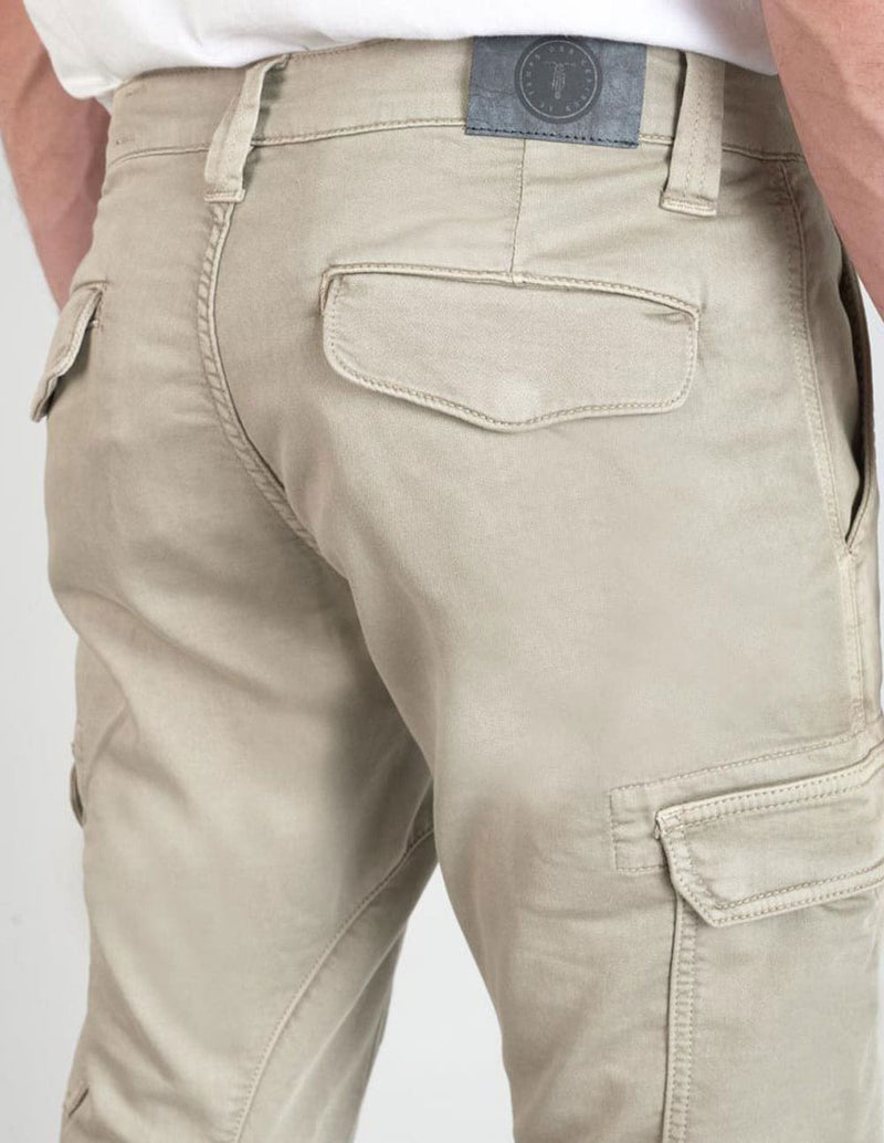 Pantalón Jogger Le Temps des Cerises Koge Army Beige Hombre