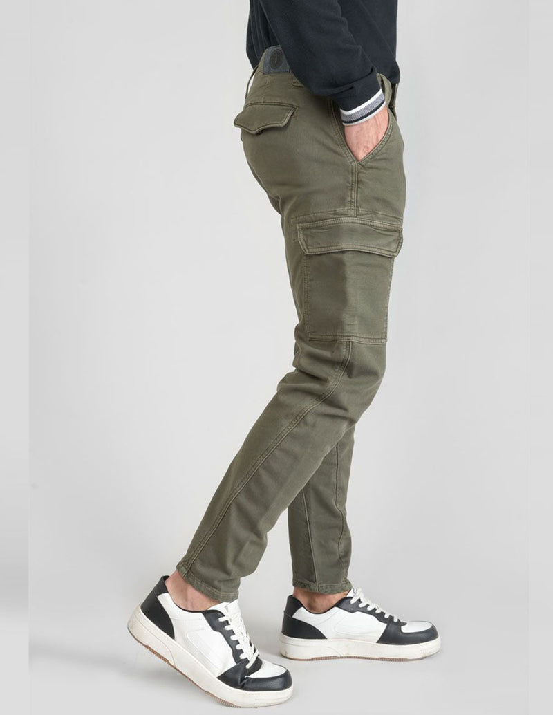 Pantalón Jogger Le Temps des Cerises Koge Army Verde Hombre