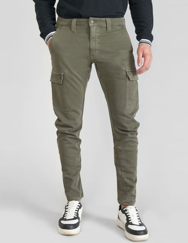 Pantalón Jogger Le Temps des Cerises Koge Army Verde Hombre