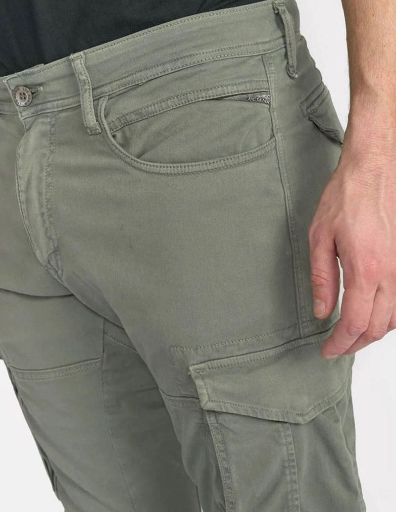 Pantalón Cargo Le Temps des Cerises Kuroo Verde Hombre