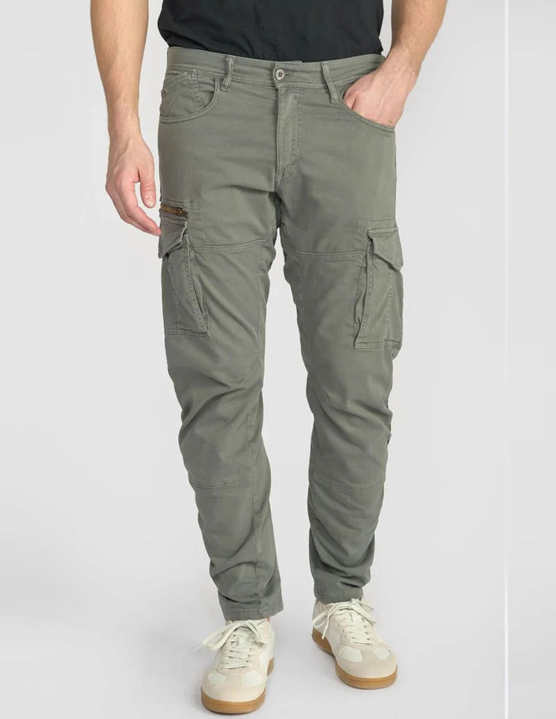 Pantalón Cargo Le Temps des Cerises Kuroo Verde Hombre