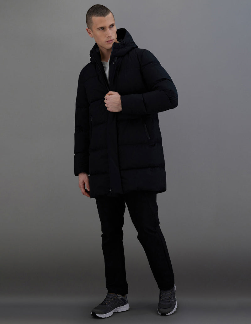 Parka Herno Gore-Tex Infinium Windstopper Negra Hombre