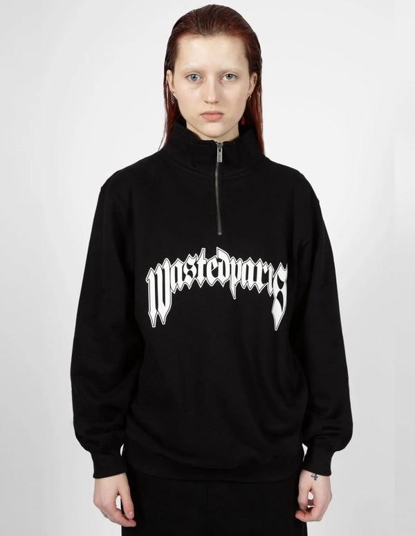 Sudadera WASTED Pitcher Funnel Negra Unisex