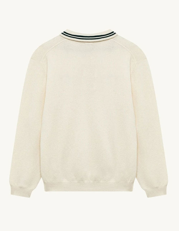 Polo Autry de Punto Beige Unisex