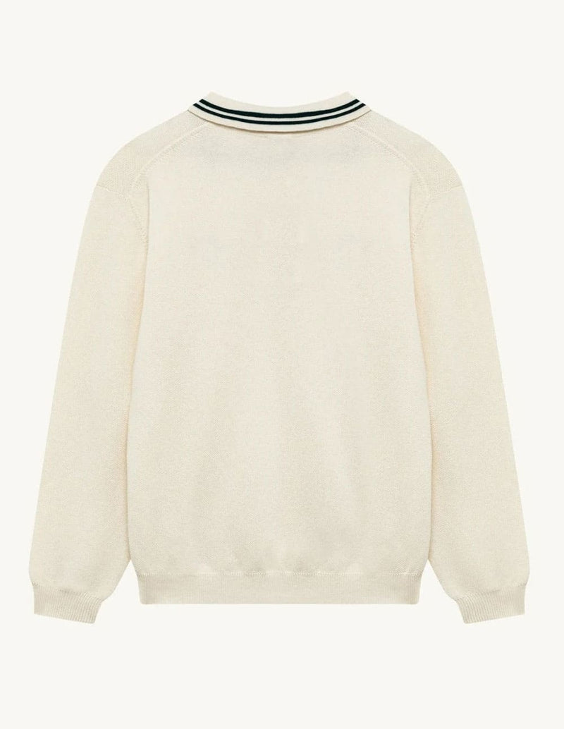 Polo Autry de Punto Beige Unisex